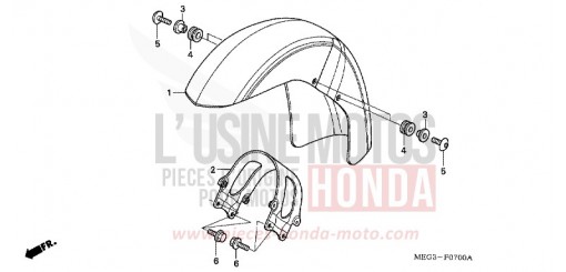 FRONT FENDER VT750C6 de 2006